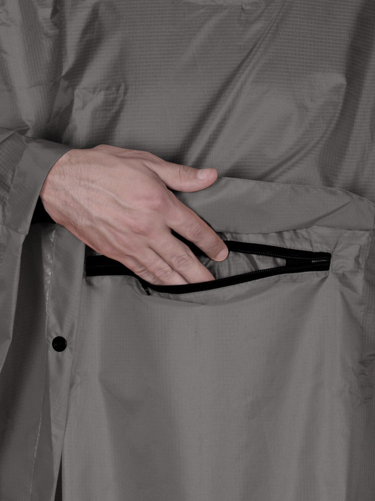 Дождевик-пончо Germostar Suho серый