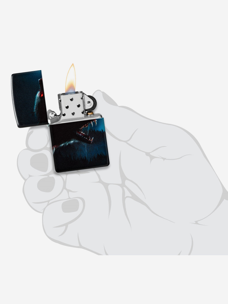 Зажигалка бензиновая ZIPPO 48923 Horror Wolf