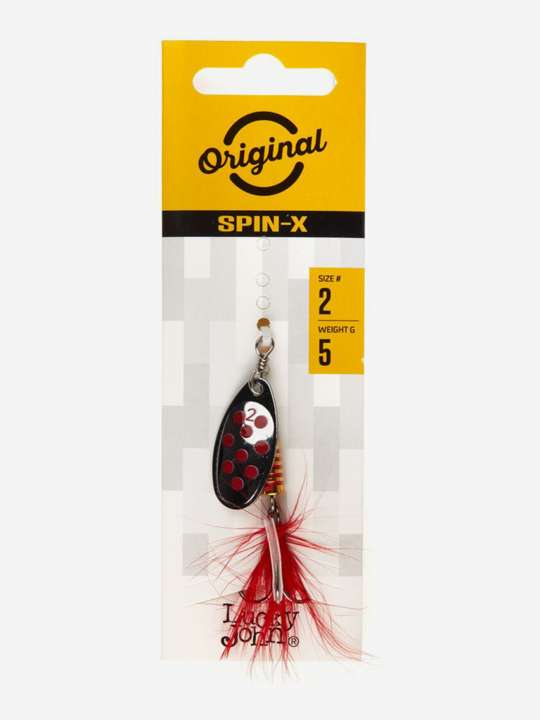 Блесна вращающаяся Lucky John SPIN X ROUND 02, вес 5 г