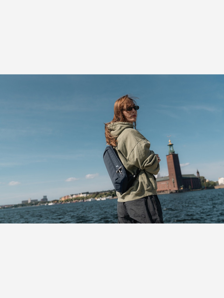 Сумка слинг антивор Pacsafe V Tech Sling, Ocean, 10 л.