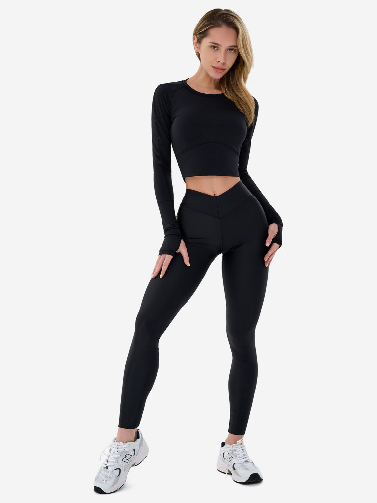 Рашгард женский Bona Fashion Activity Rash "Black"