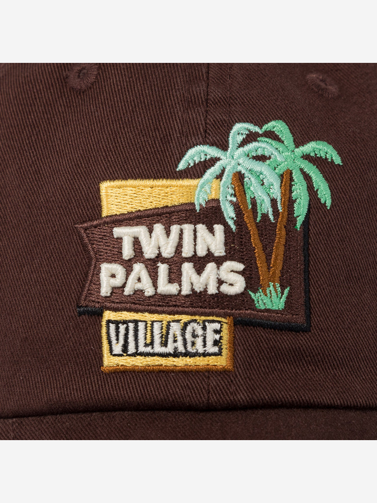 Бейсболка AMERICAN NEEDLE SMU674A-TWINP Twin Palms Village (коричневый)