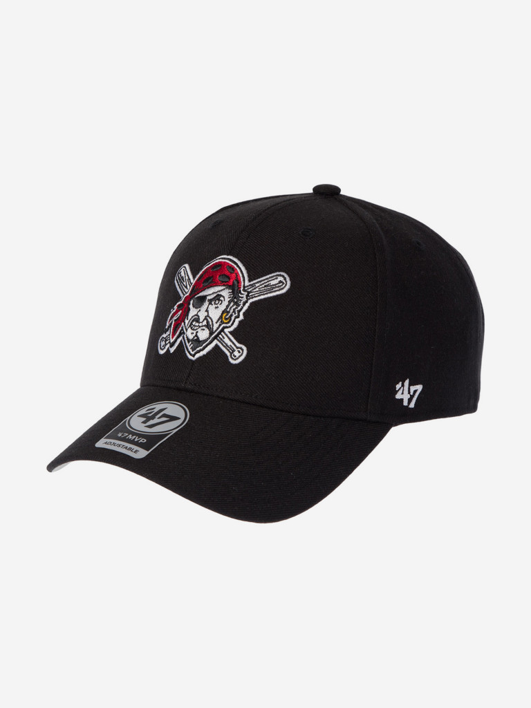 Бейсболка 47 BRAND B-MVP20WBV-BKB Pittsburgh Pirates MLB (черный)