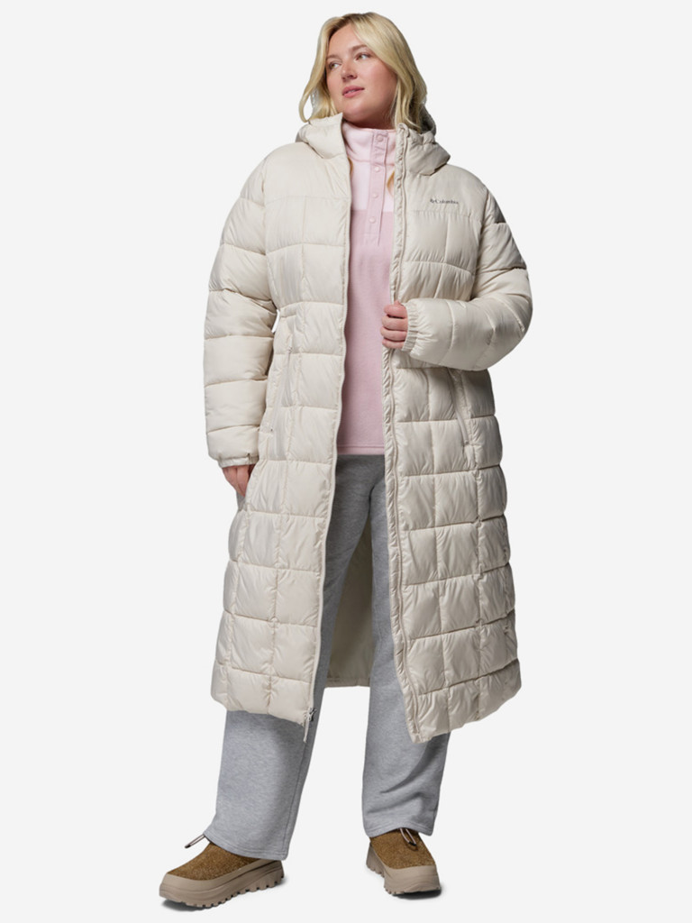 Пальто утепленное женское Columbia Puffect III Long Jacket, Plus Size
