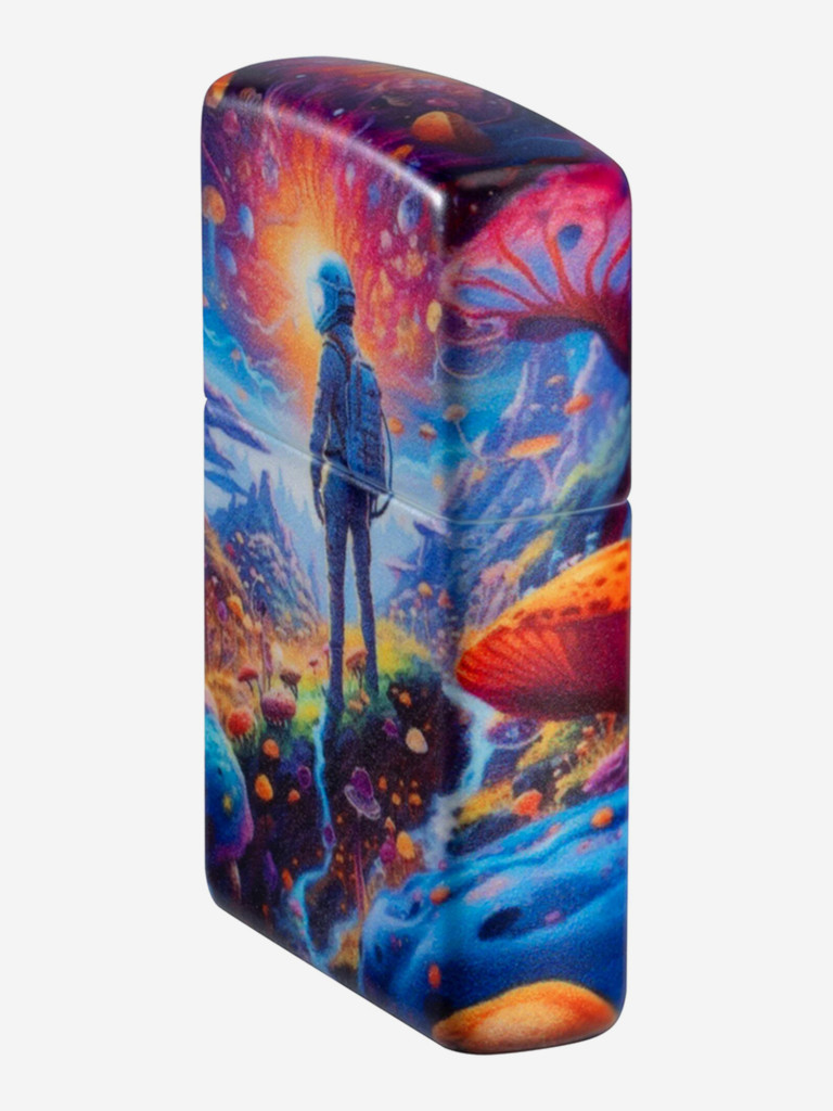 Зажигалка бензиновая ветроустойчивая Zippo Mushroom Forest Design 540 Matte