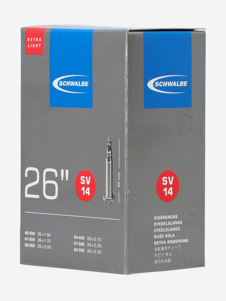 Камера Schwalbe SV14 Extra Light 26'' автониппель