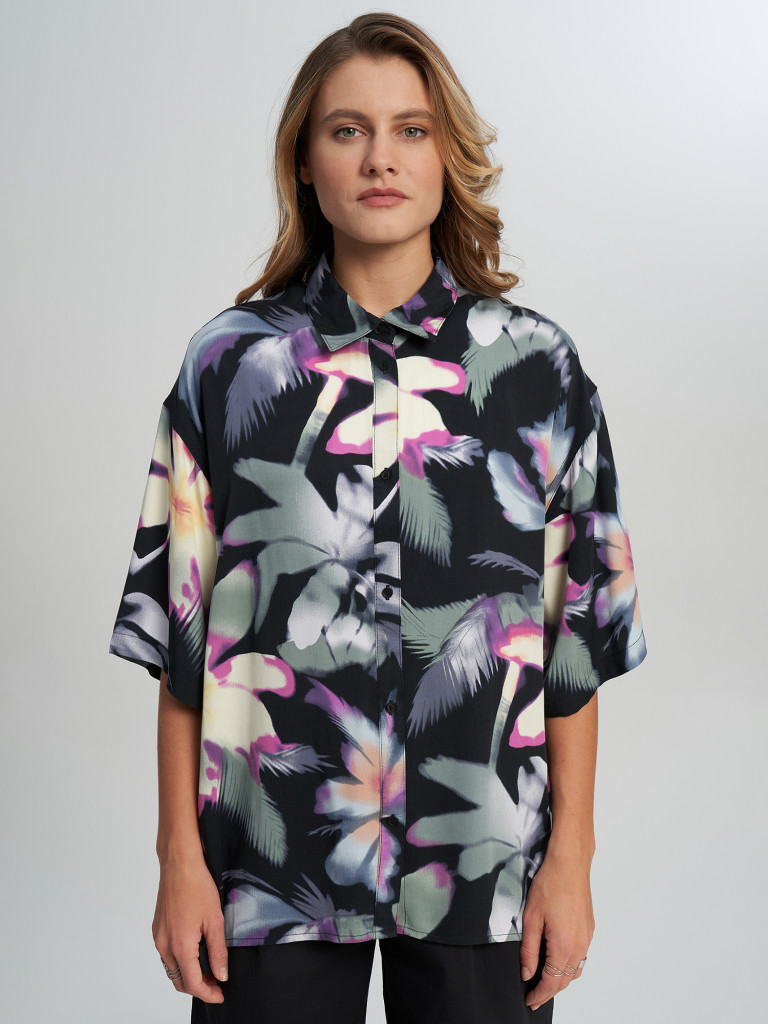 Рубашка с коротким рукавом женская оверсайз Termit