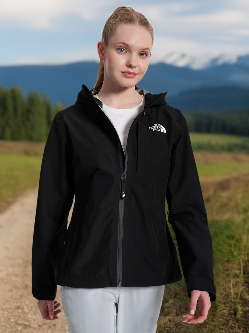 фото Куртка мембранная женская the north face dryzzle, черный