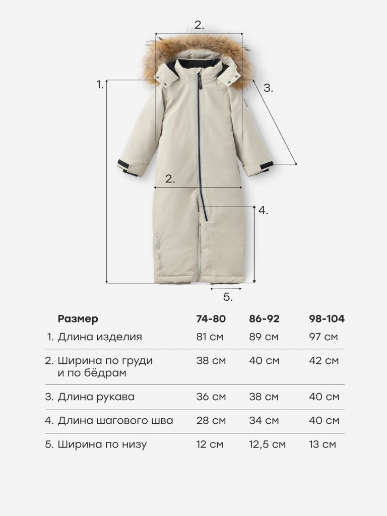 Комбинезон утепленный детский Happy Baby