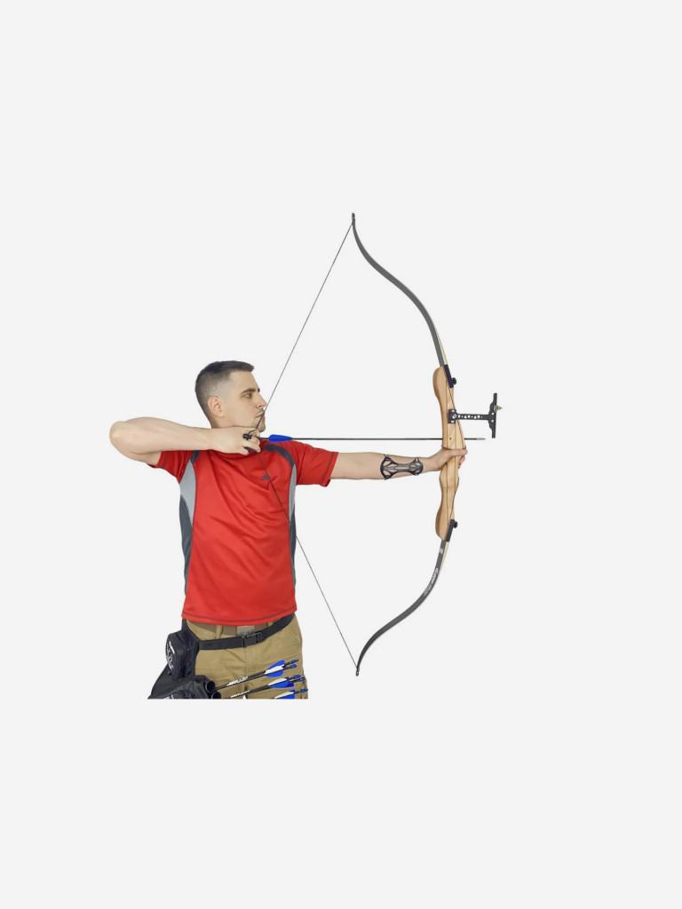 Лук рекурсивный Centershot Classic 68" (черные плечи) 22#