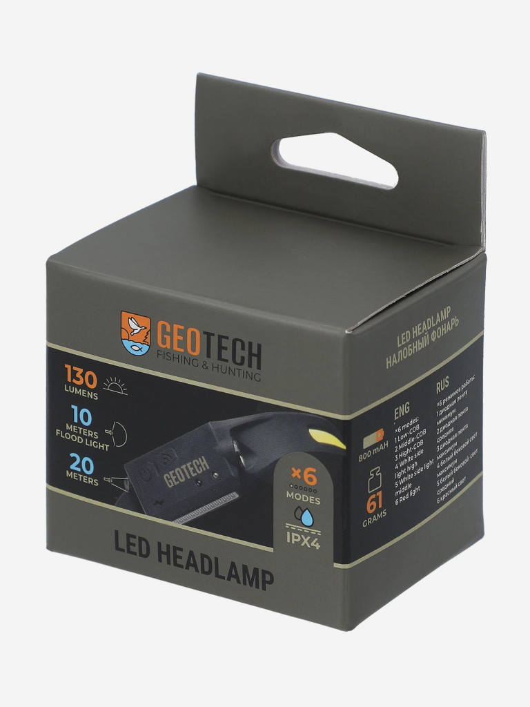 Фонарь налобный Geotech
