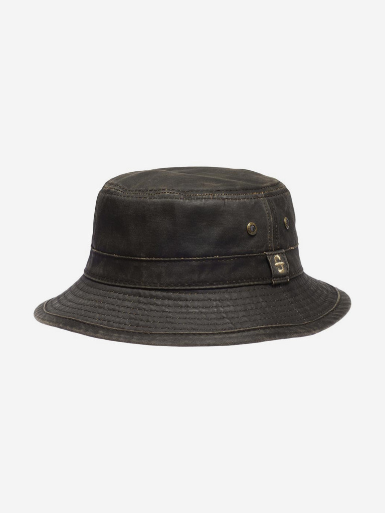 Панама STETSON 1891102 BUCKET COTTON (коричневый)