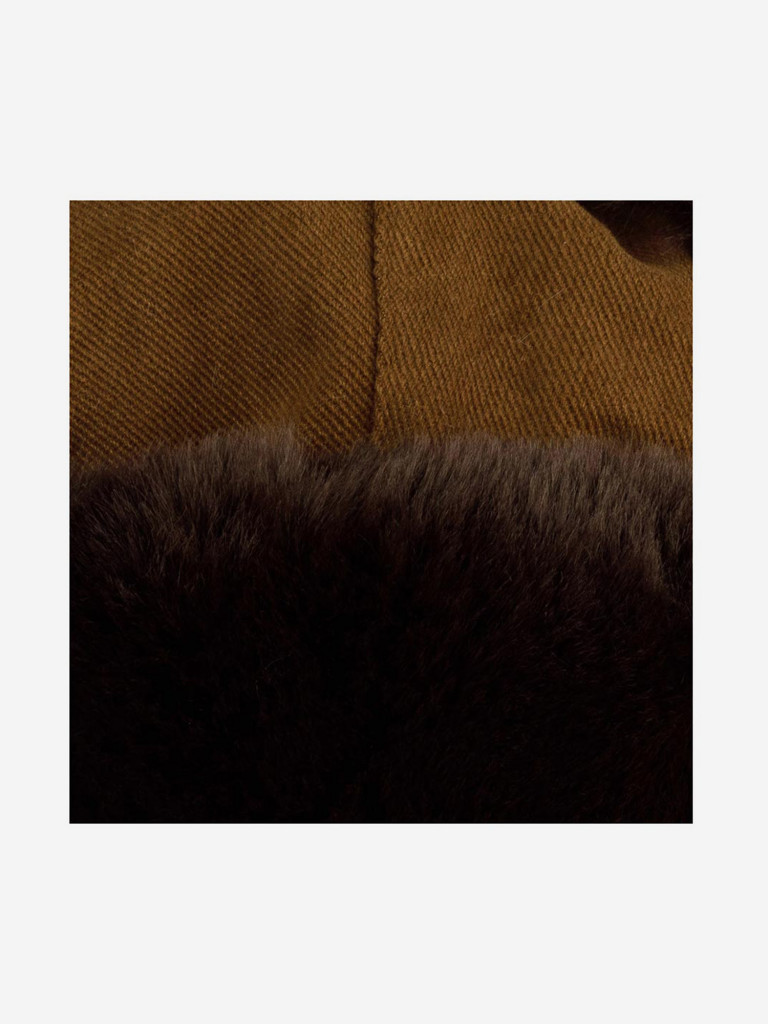 Шапка ушанка STETSON 9291104 BOMBER CAP SOFT COTTON (коричневый)