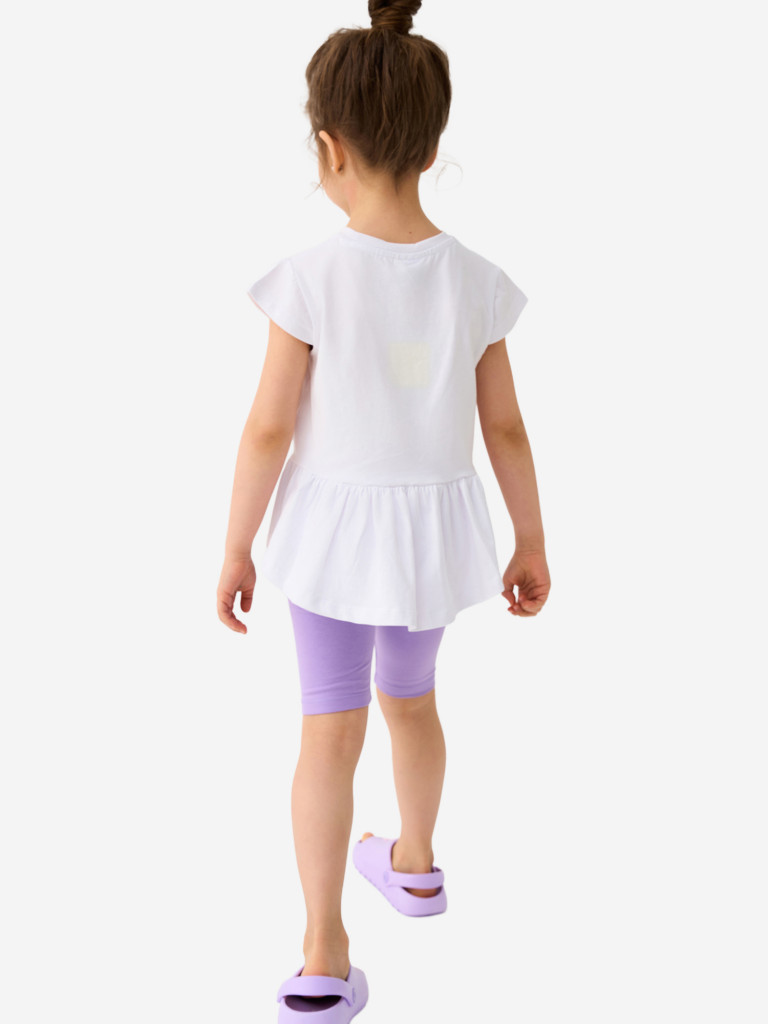 Комплект для девочек: футболка, легинсы укороченные PlayToday