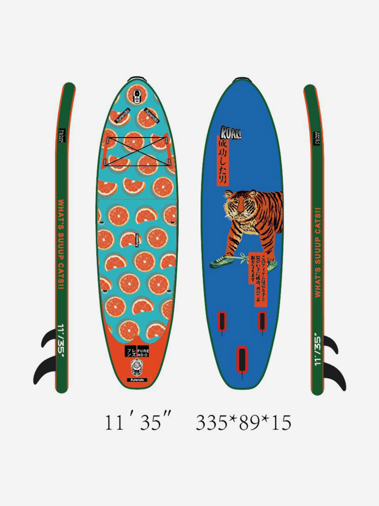 Sup-доска Furendo Tiger 11', 335х89х15 см