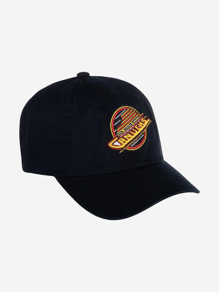 Бейсболка AMERICAN NEEDLE 40742B-VAC Vancouver Canucks Blue Line NHL (черный)