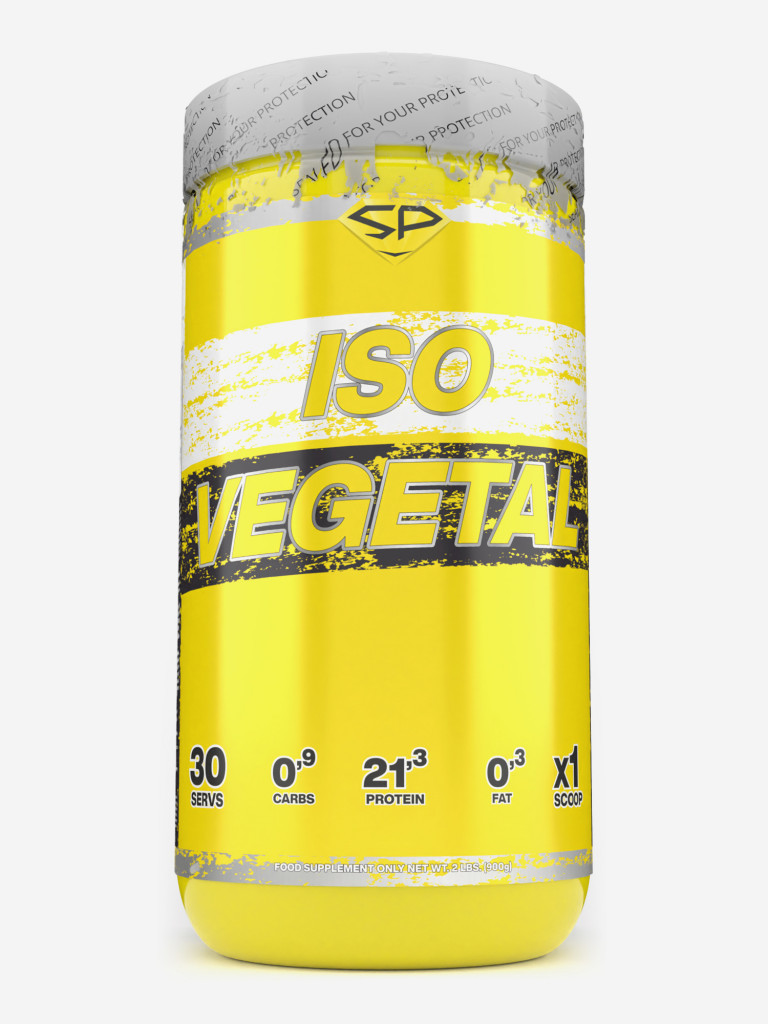 Соевый протеин Steelpower Iso Vegetal, 900 г, 71% белка, 900 г, Банан