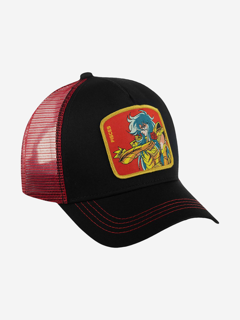 Бейсболка с сеточкой CAPSLAB CL/SAI/1/PIS Saint Seiya Pisces (черный)