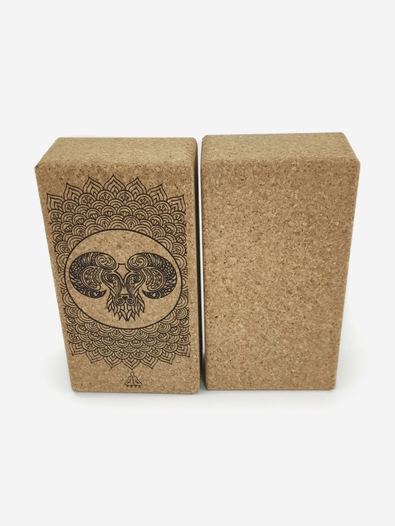 Кирпич для йоги из пробки RamaYoga Zodiac Collection Испания 0.45 Овен