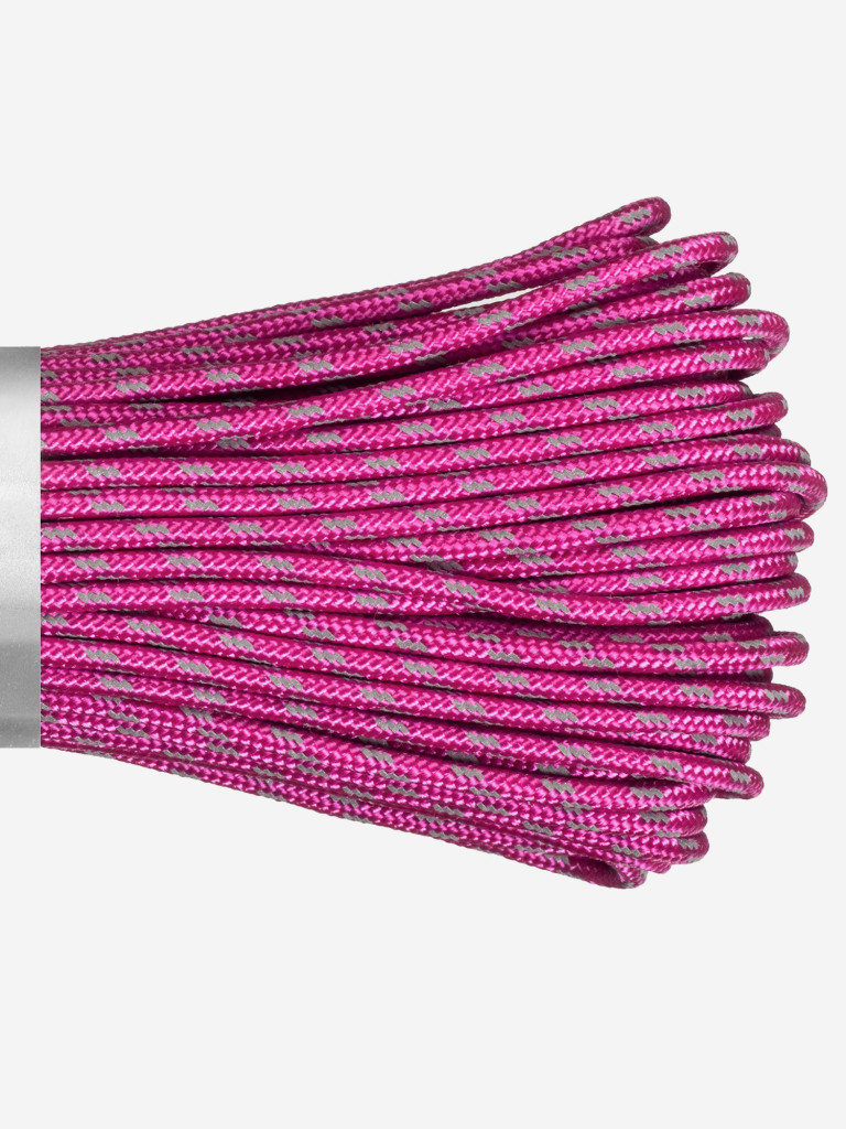 Паракорд 275 (мини) CORD nylon 10м RUS световозвращающий (flamingo)