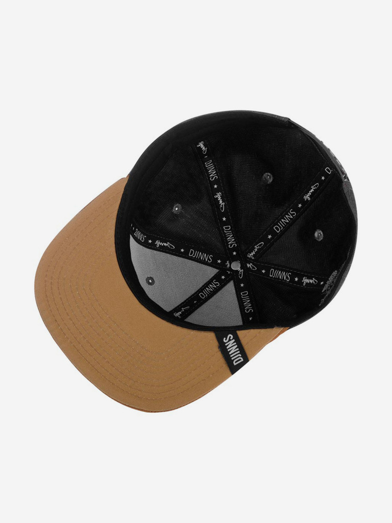 Бейсболка с прямым козырьком DJINNS 6P SB Linen 2015 (коричневый)