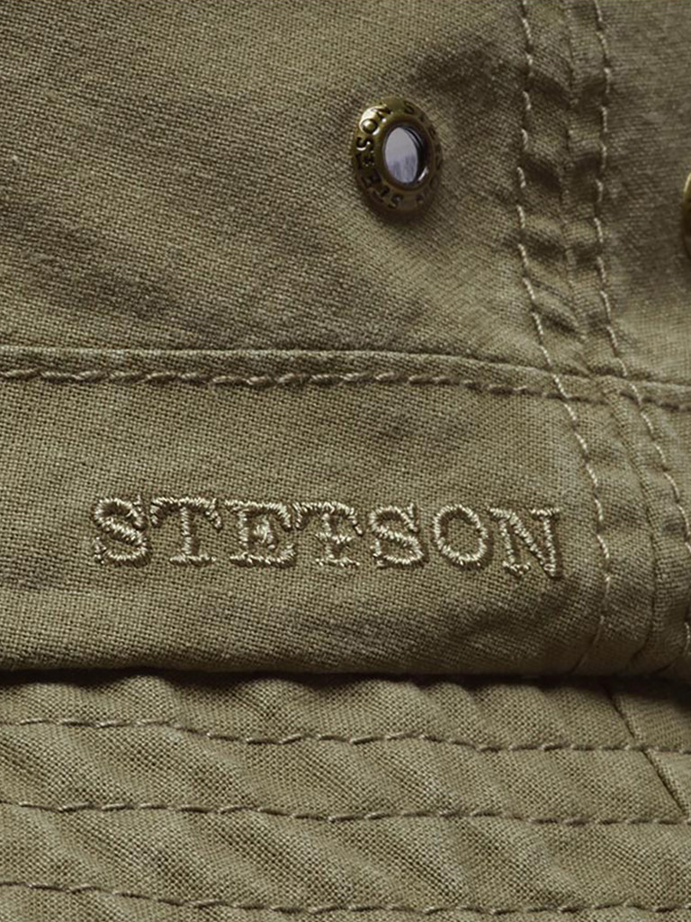 Панама STETSON 1811101 BUCKET DELAVE (оливковый)
