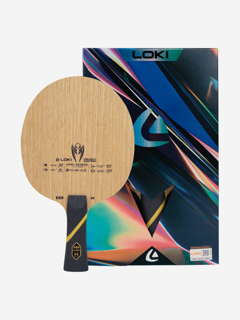 Основание ракетки для настольного тенниса LOKI K6 OFF+, (не важен пол и возраст)
