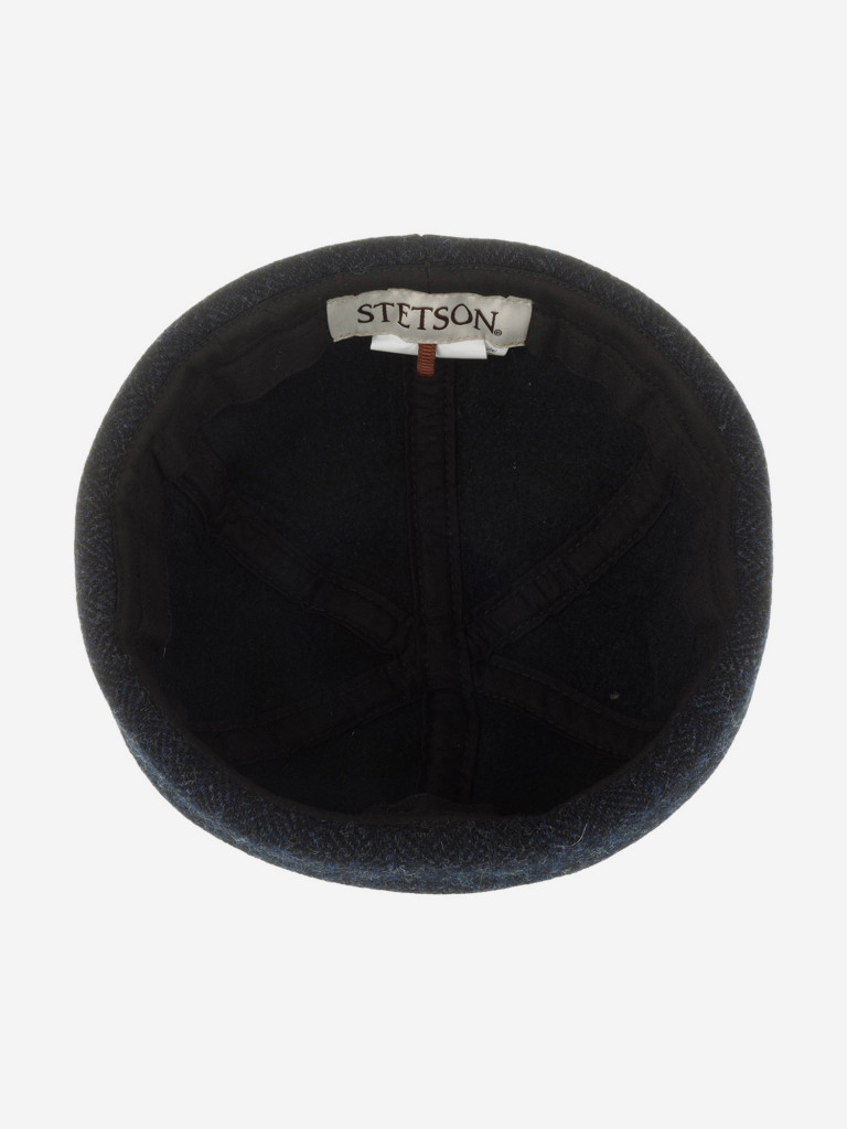 Шапка докер STETSON 8820502 DOCKER WOOL HERRINGBONE (синий)