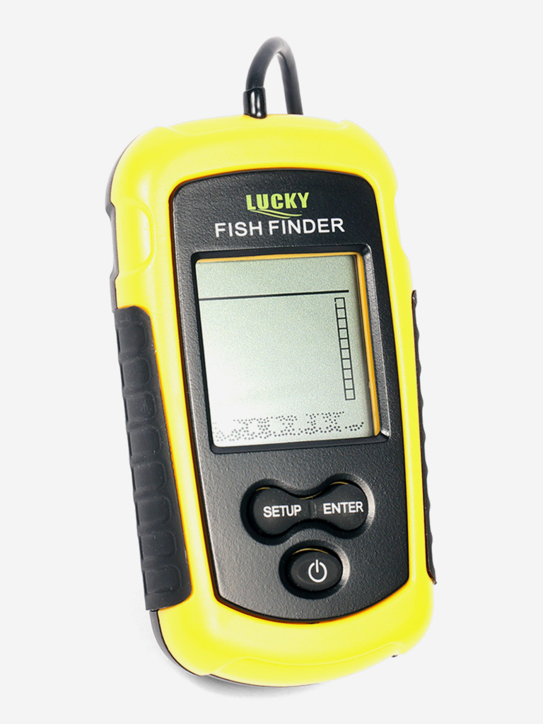 Эхолот для рыбалки Lucky FF1108-1, для зимней и летней, глубина обнаружения рыбы до 100 м