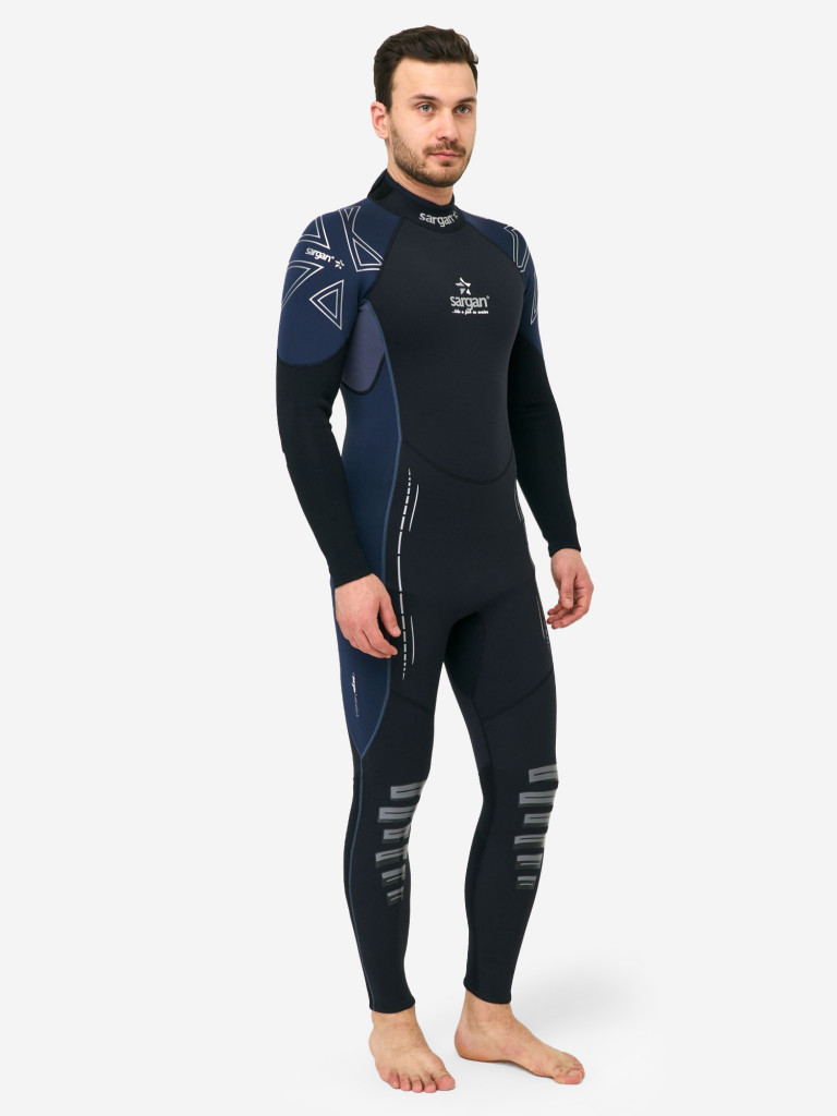 Гидрокостюм для плавания и водного спорта SARGAN NERO LONG MEN 5мм