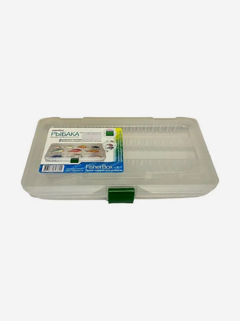 Коробка рыболовная для приманок Fisherbox 216 sh (22х12х02) slim