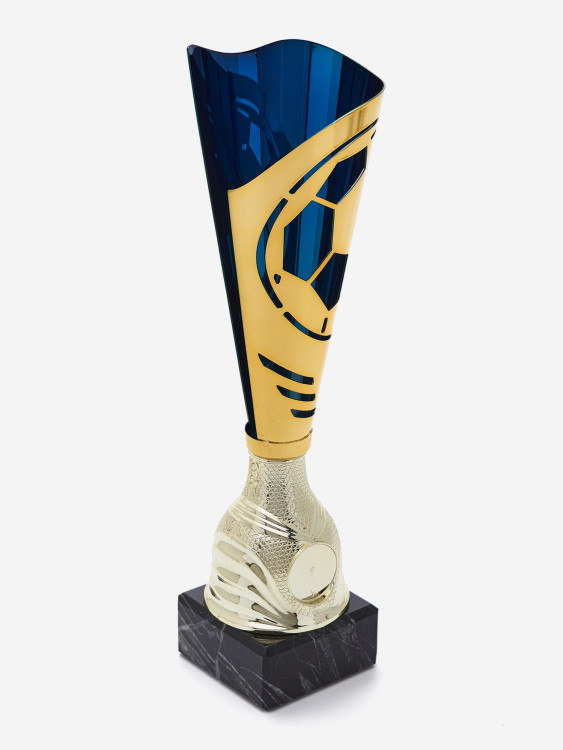 Спортивный кубок для награждения победителя 27.5 см синий