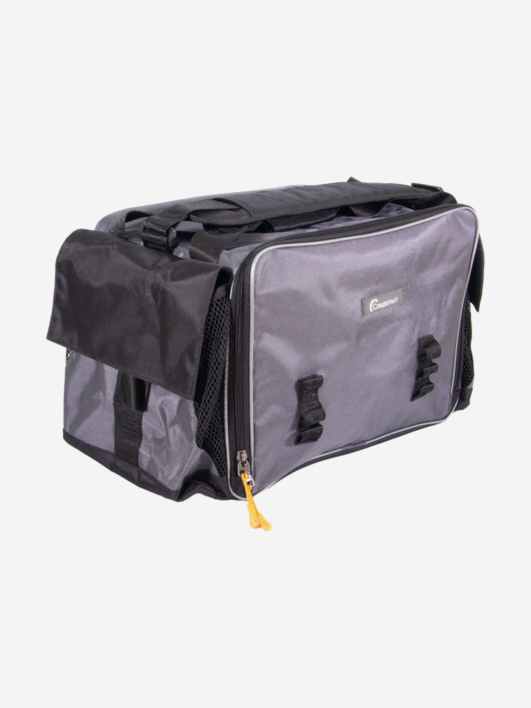 Сумка рыболовная Следопыт Lure Bag XL, 40х28х24 см, цвет серый + 5 коробок Luno.