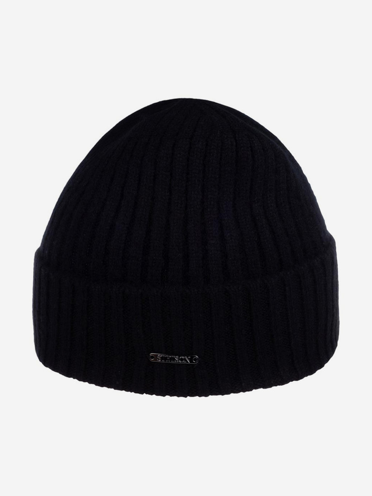 Шапка с отворотом STETSON 8599211 BEANIE CASHMERE (черный)