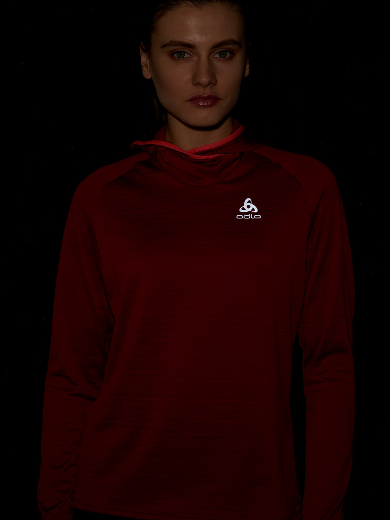 Худи женское Odlo Midlayer Run Easy Warm