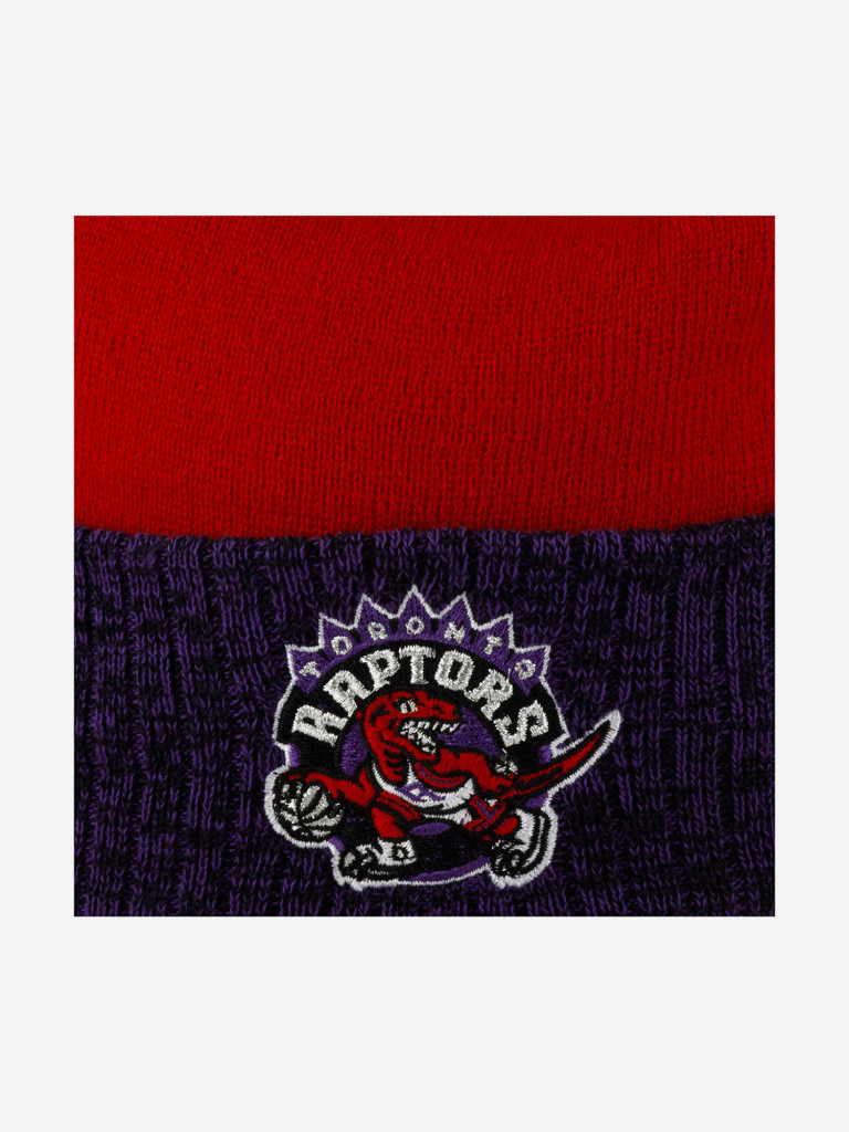 Шапка с помпоном MITCHELL NESS HPCK1052-TRAYYPPPRED1 Toronto Raptors NBA (красный)