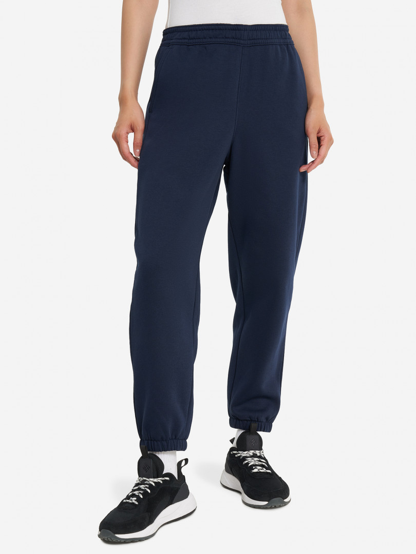 фото Брюки женские columbia beaumount sweatpant, синий
