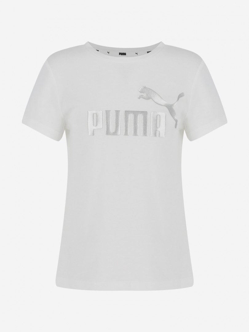 фото Футболка для девочек puma ess+ logo, белый