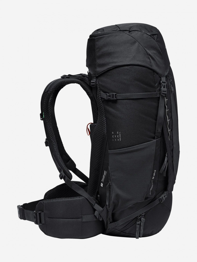 фото Рюкзак vaude asymmetric, 52+8 л, черный