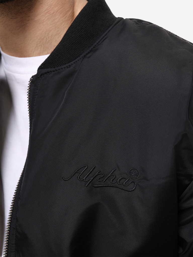 Бомбер утепленный мужской MA-1 Logo Oxford Alpha Industries