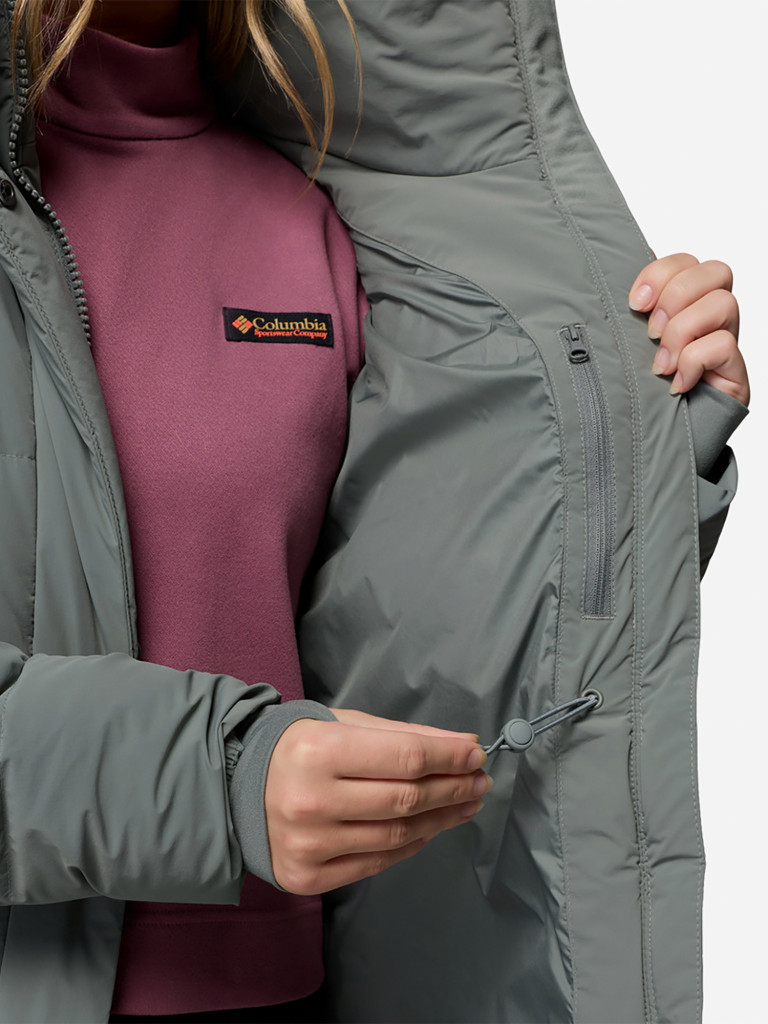Пуховик женский Columbia Amaze Puff Long Hooded Jacket
