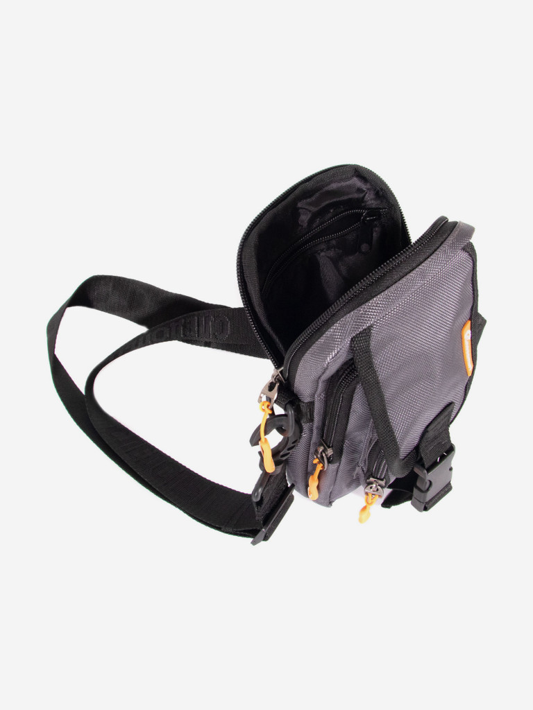 Сумка рыболовная Следопыт Street Fishing MultiLock V-Pouch, 22х12,5х8 см, цвет серый.