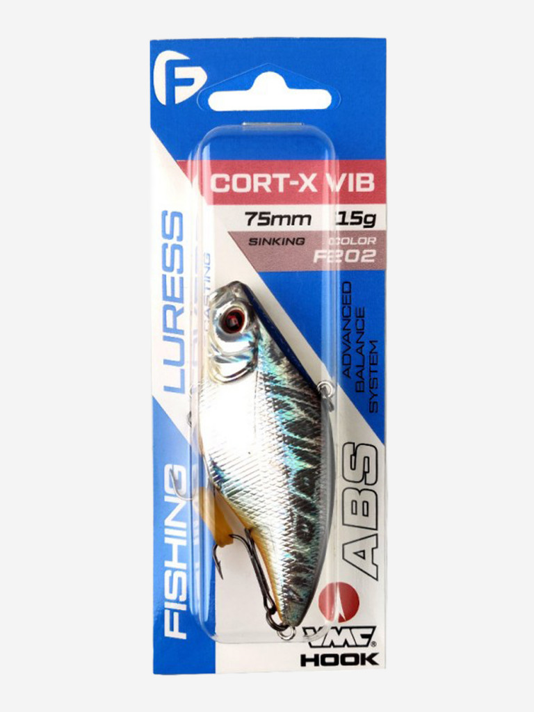 Воблер Cort-X VIB 75S 75мм 21г F202 Тонущий
