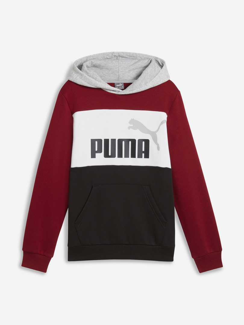 фото Худи для мальчиков puma ess+ block, красный