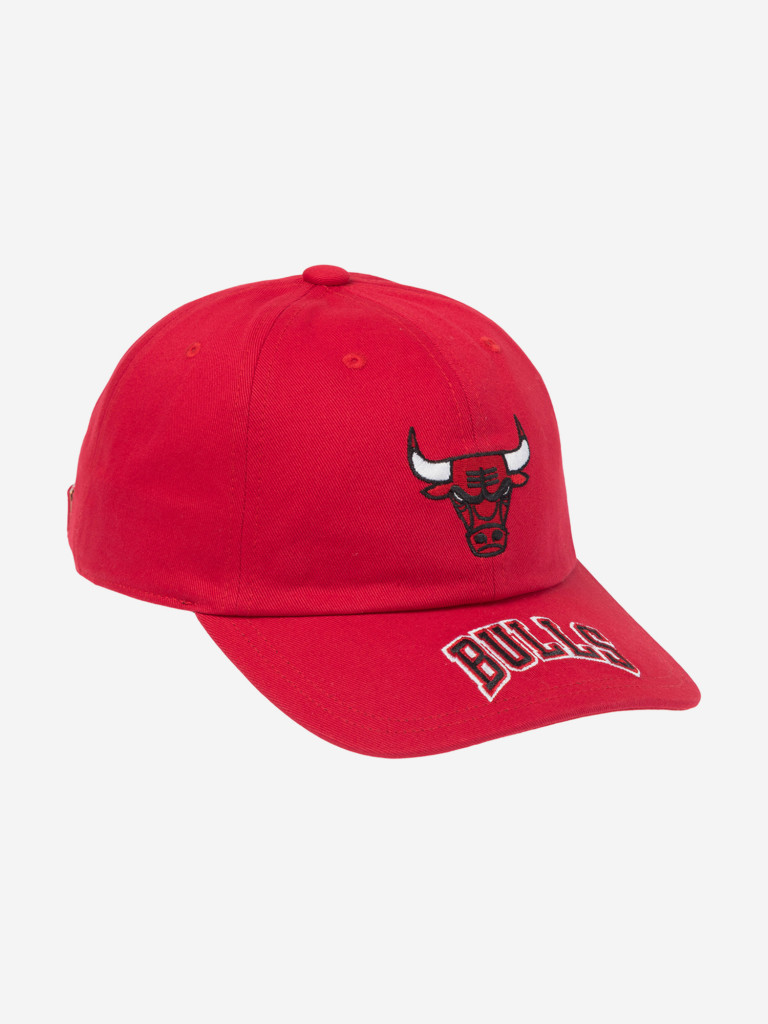 Бейсболка MITCHELL NESS HD9369-CBURED1 Chicago Bulls NBA (красный)