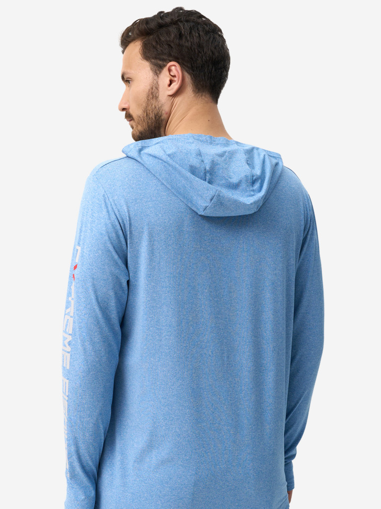 Лонгслив мужской Extreme Fishing PSS-G303H с капюшоном, с защитой от солнца UPF50+ для рыбалки