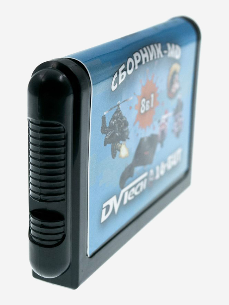 Картридж игровой DVTech 8 в 1 (на русском) 16bit