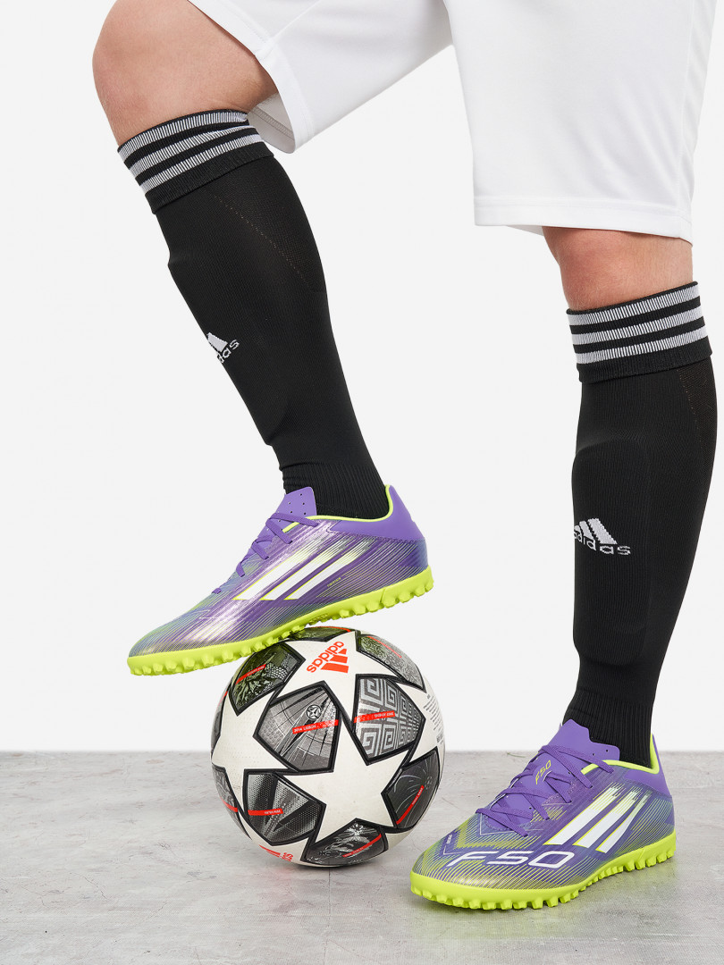 фото Бутсы мужские adidas f50 club, фиолетовый