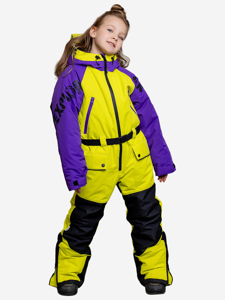 Комбинезон утепленный для девочки batik Марси лимонный