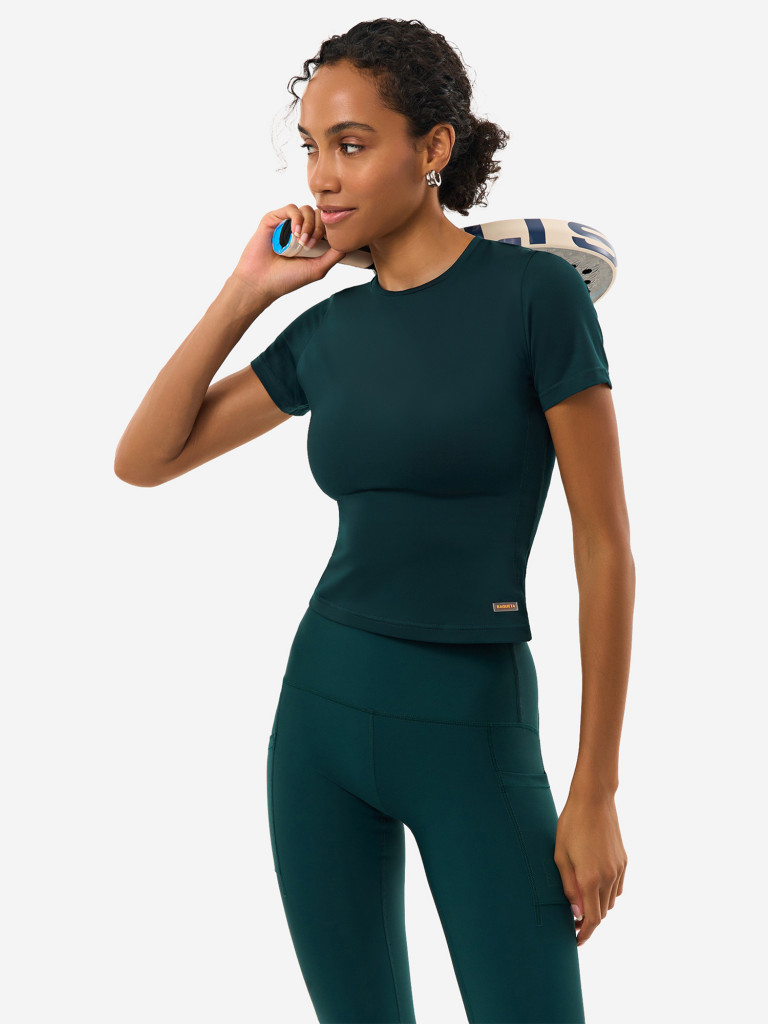 Футболка женская RAQUETA SPORT Bestie, Deep Green